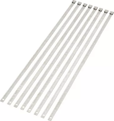 Moose Racing Cable Tie - Silver - 14" - 8 Pack-304-0515