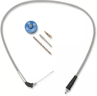 Moose Racing Carburetor Cable Cover - Blue - Blaster-33-CRB01-BLU