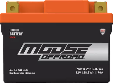 Moose Racing Li-Ion Battery - HUTZ75-FP-HUTZ7S-FP
