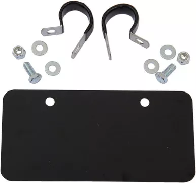 Moose Racing License Plate Holder - Black-P28-6830B