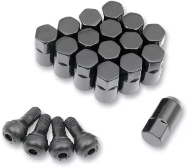 Moose Racing Lug Nut - 10MM - Black - 16 Pack-SP300MO208B