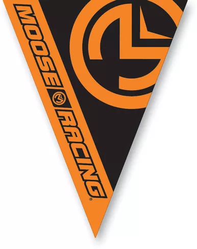 Moose Racing Pennant Flags - Orange/Black-9904-0386
