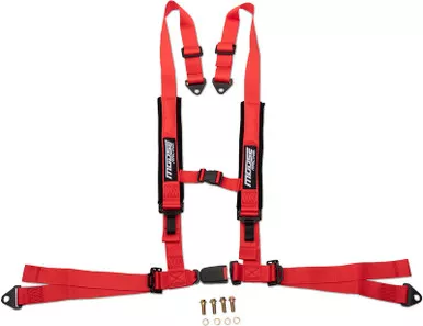 Moose Racing Seat Harness - 4 Point - 2x2 - Red-100-4403-PU