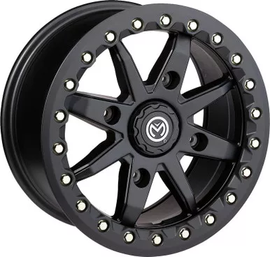 Moose Racing Wheel - 544 - Black - 14X7 - 4/136-544BL147136SB54