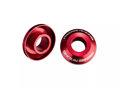 Moose Red Aluminum Rear Wheel Spacer Set (0222-0535)