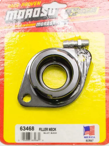 Moroso Billet Filler Neck - Black 63468