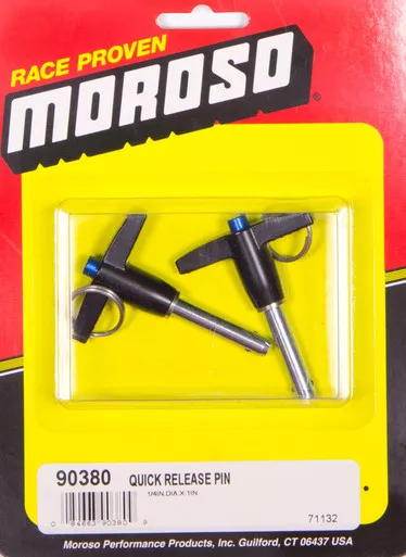 Moroso Quick Release Pins (2) 1/4 x 1in 90380
