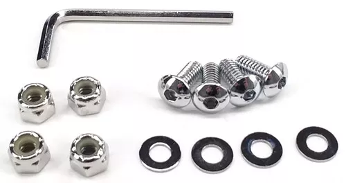 Motion Pro Chrome License Plate Frame Hardware (33-1000)