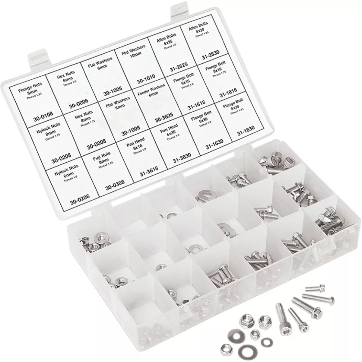 MOTION PRO MP33-1100 33-1100 180-Piece Metric Hardware Kit Hardware Kit - Offroad