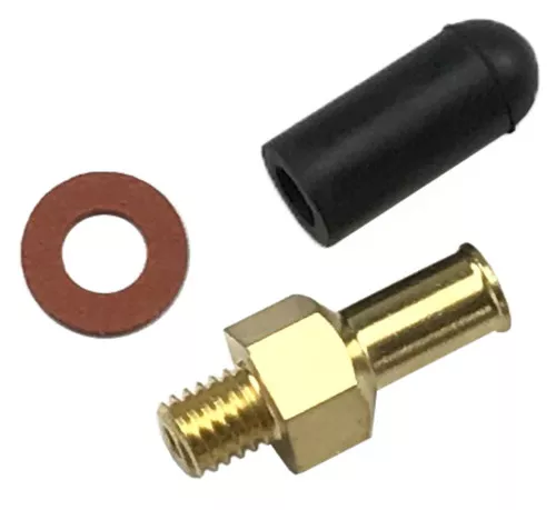 Motion Pro Permanent 5mm Brass Carburetor Sync Adaptor (08-0218)