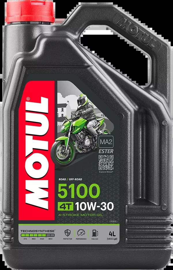 Motul 5100 4T Synthetic Blend Oil – 10w-30 – 4L