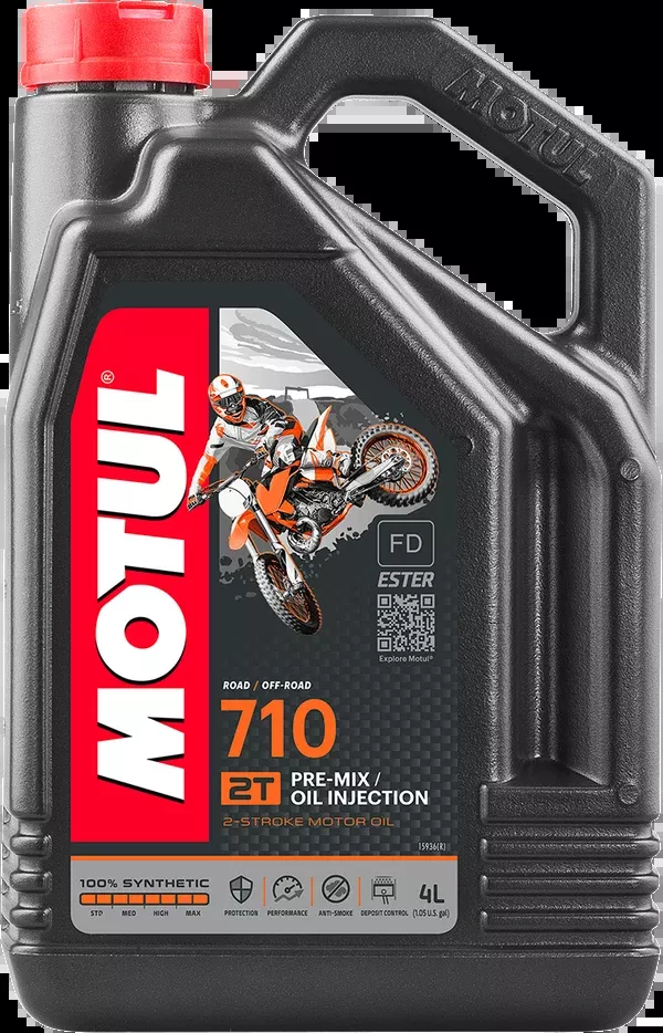 Motul 710 2T Injector/Premix Oil - 4L