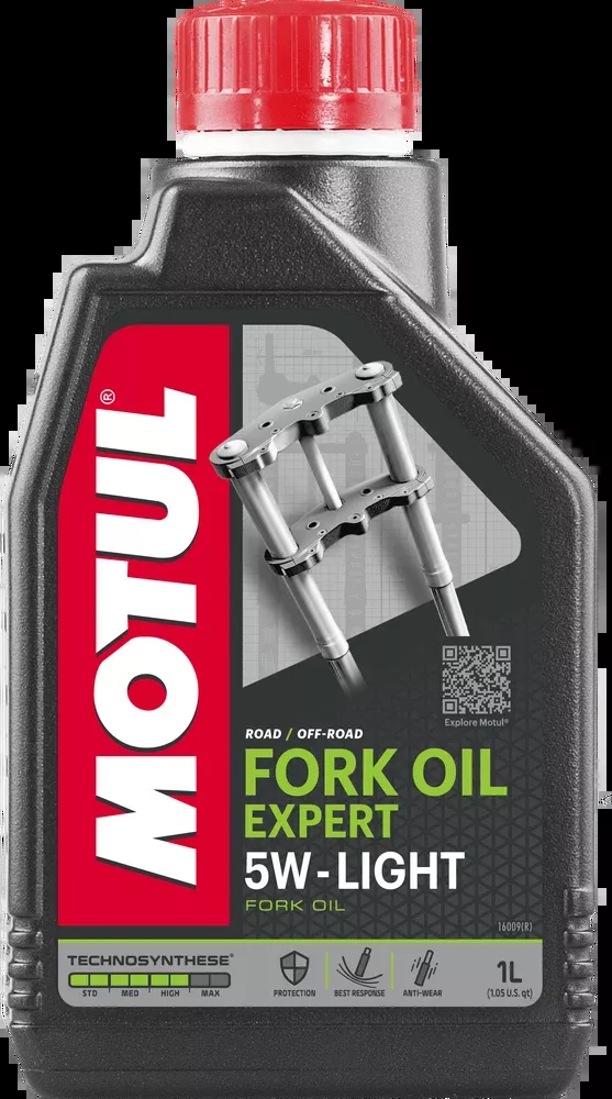 Motul Expert Fork OIL 5W 1L - 105929/112950 For Ducati Motorcycles 2012-2018 | Triumph Motorcycles 2012-2018 | Suzuki Motorcycles 2012-2018