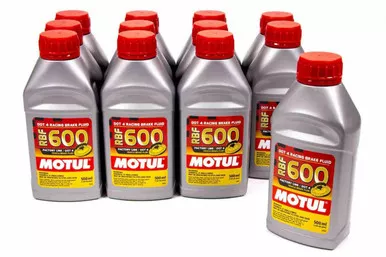 Motul RBF Brake Fluid 600 Degr ee case/12-1/2 Liter 100949