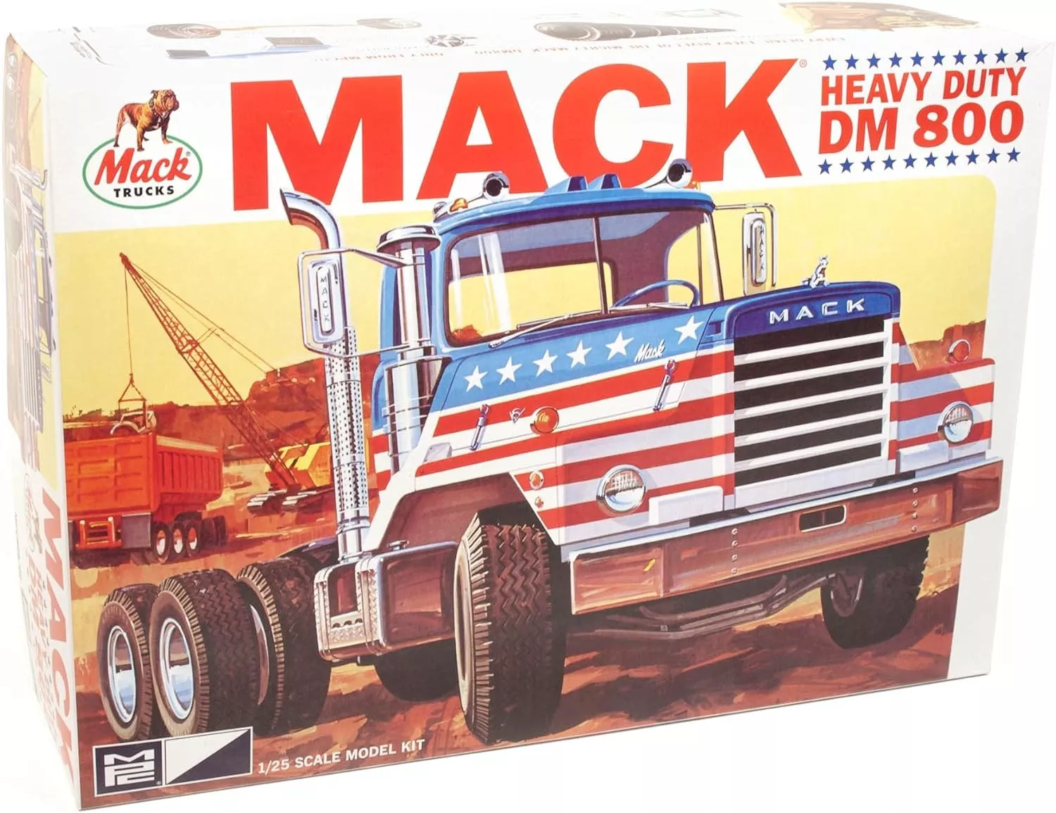 MPC Mack DM800 Heavy Duty Semi Truck1:25 Scale Model Kit