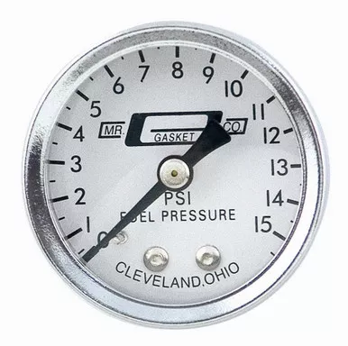 Mr. Gasket Fuel Pressure Gauge 0-15 1561