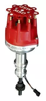 MSD 8579 Small Diameter Pro-Billet Distributor with Iron Gear