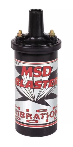 MSD Blaster High Vibration Ignition Coil 45,000V 100:1 Turns Ratio 8222