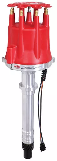 MSD Chevy V8 Pro-Billet Distributor with HEI Cap and Rotor 85551