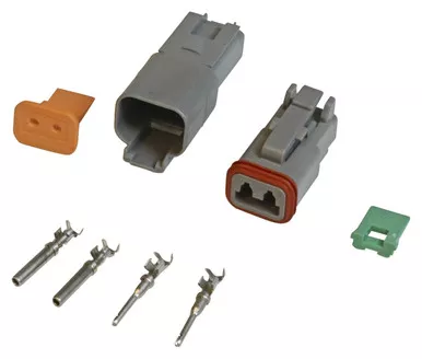 MSD Deutsch 2-Pin Connector 16-18 Gauge 8183