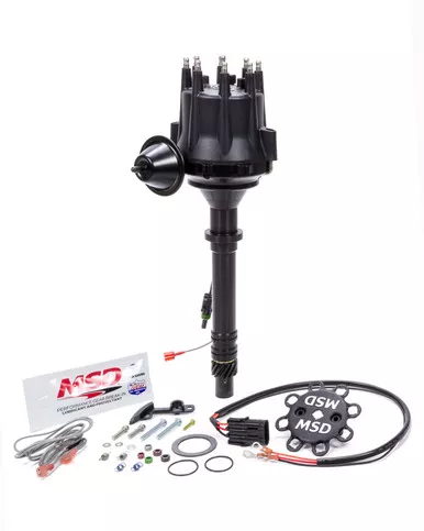MSD Pro-Billet Ready-to-Run Distributor for Chevy V8 Engines with Built-in Rev Limiter 83603