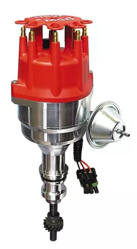 MSD Pro-Billet Ready-to-Run Distributor for Ford 289/302 with Iron Gear and Rev Limiter 8352