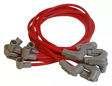 MSD Super Conductor 8.5mm Spark Plug Wire Set Over Valve Cover for Small Block Chevy 31659