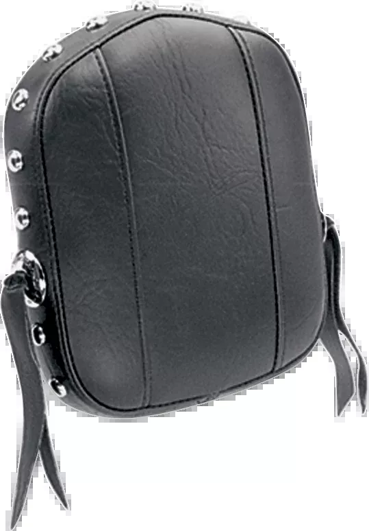 Mustang Bracket-Style Sissy Bar Pad - Studded W/ Conchos Pads - 7.5" X 9"