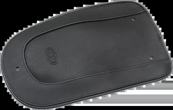Mustang Fender Bib - Smooth - Black - HD Softail '13-'17