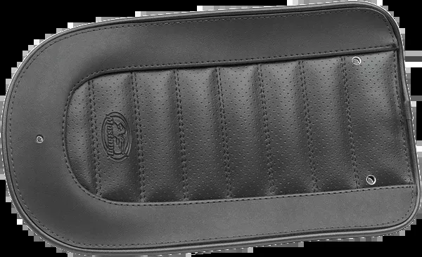 Mustang Fender Bib – Tuck And Roll – Black – HD Softail ’18-’21