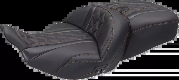 Mustang Heated Super Touring One Piece 2-Up Seat
