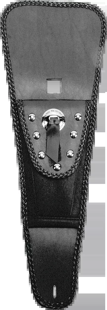 Mustang Pouch Tank Bib - Studded - Black - Suzuki