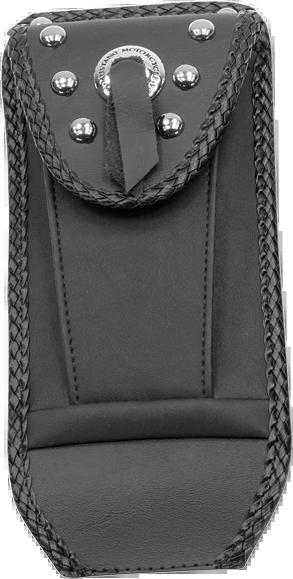 Mustang Tank Bib With Pouch – Studded – Softail