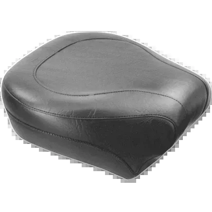 Mustang Wide Rear Seat - Smooth - Black - FLST '00-'15