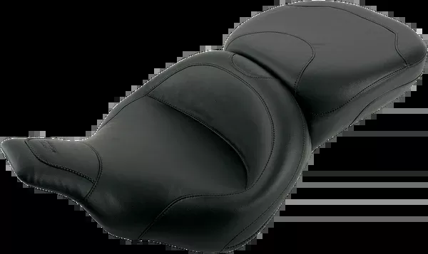 Mustang Wide Touring Seat - Smooth - FLH/FLT '97-'07