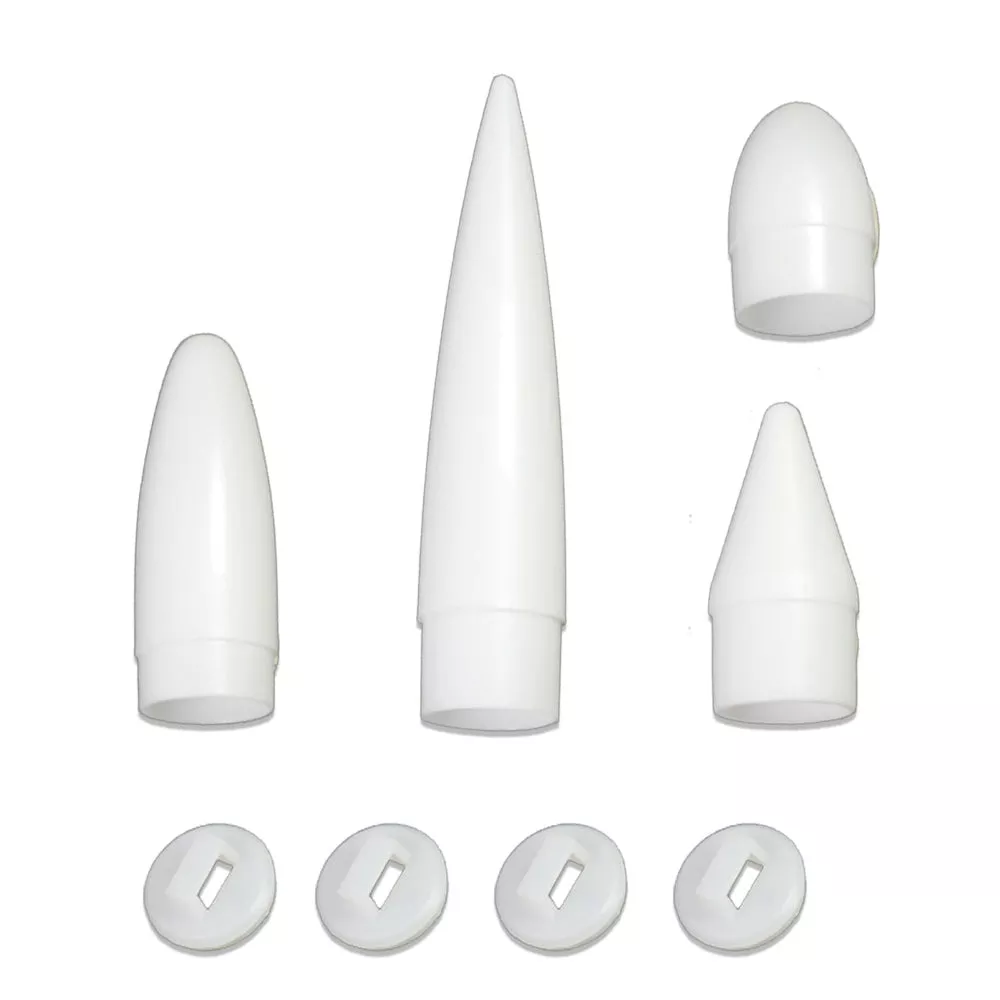 NC-20 Nose Cone, for Model Rockets (4pk)