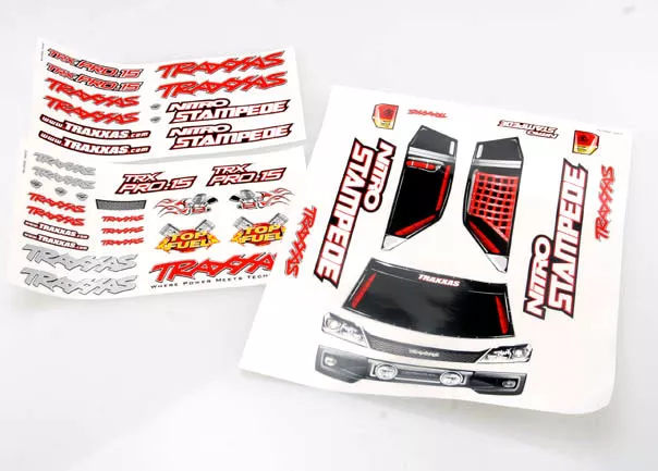 Nitro Stampede Decal Sheets