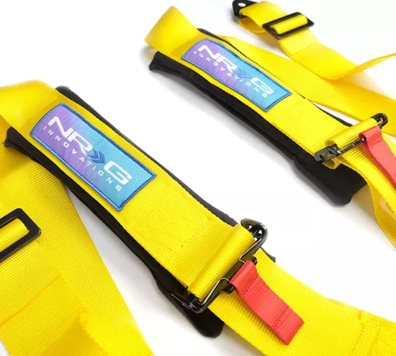 NRG 5PT 3in. Seat Belt Harness / Cam Lock – Yellow