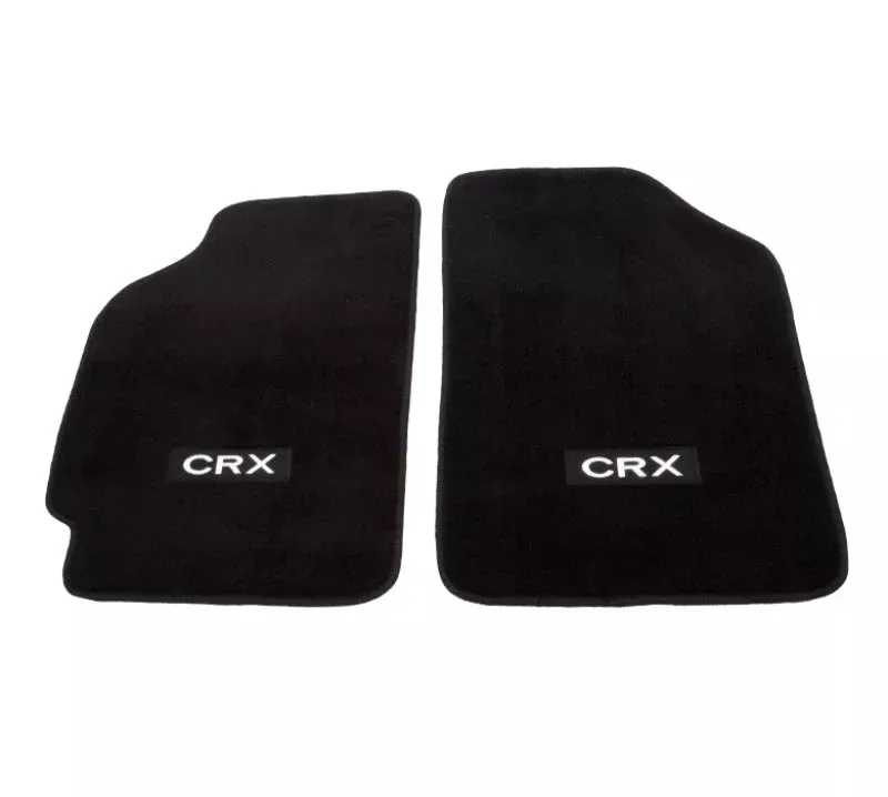 NRG Floor Mats (CRX Logo) – 2pc. fits 1988-1991 Honda Civic