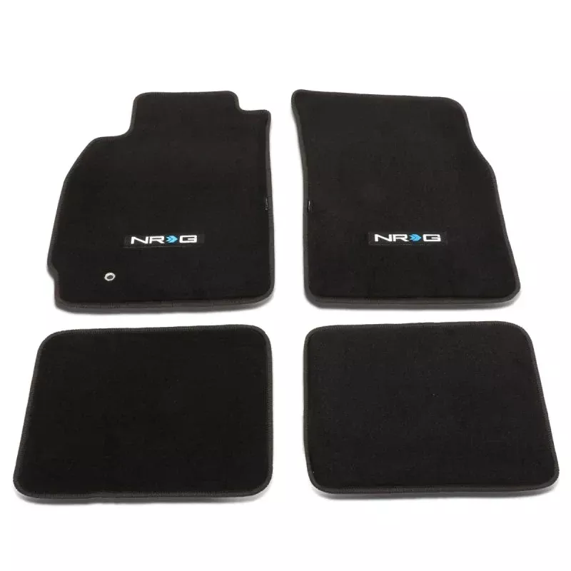 NRG Floor Mats (Evolution Logo) – 4pc. fits 2003-2005 Mitsubishi EVO 8