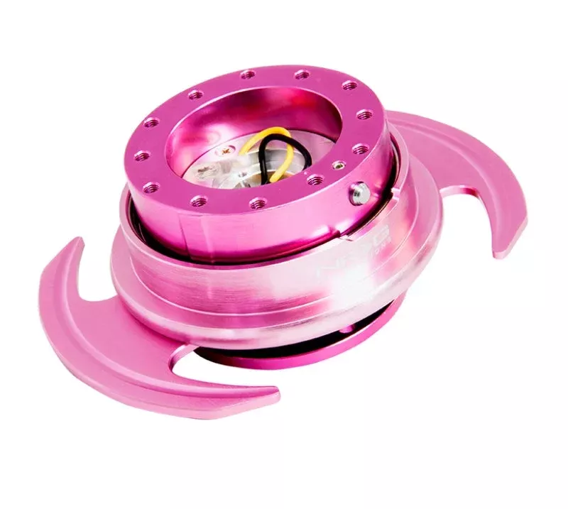 NRG Quick Release Kit Gen 3.0 - Pink Body / Pink Ring with Handles
