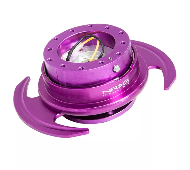 NRG Quick Release Kit Gen 3.0 - Purple Body / Purple Ring with Handles