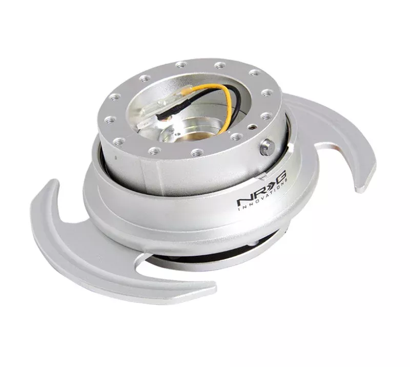 NRG Quick Release Kit Gen 3.0 – Silver Body / Silver Ring with Handles