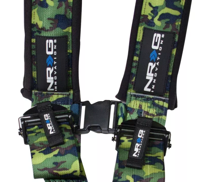 NRG SFI 16.1 5pt 3in. Seat Belt Harness / Latch Link – Camo