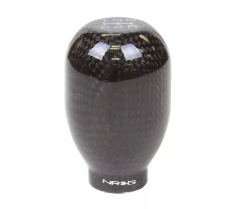 NRG Universal Shift Knob 42mm – Heavy Weight 480G / 1.1Lbs. – Black Carbon Fiber (5 Speed)