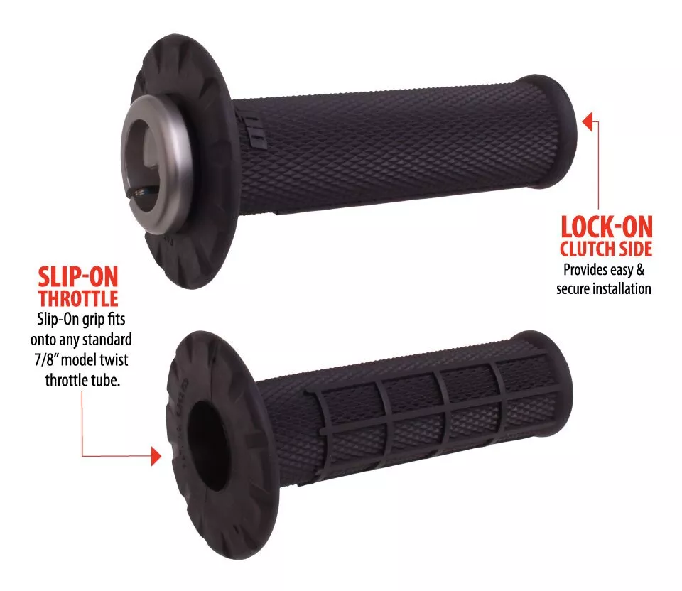 ODI MX V2 Universal Lock On Half Waffle Grips