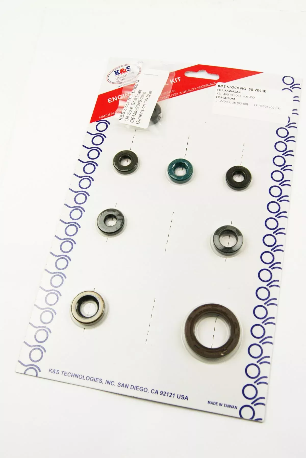 OIL SEAL SET 06-07 LTR450 KS50-2043E