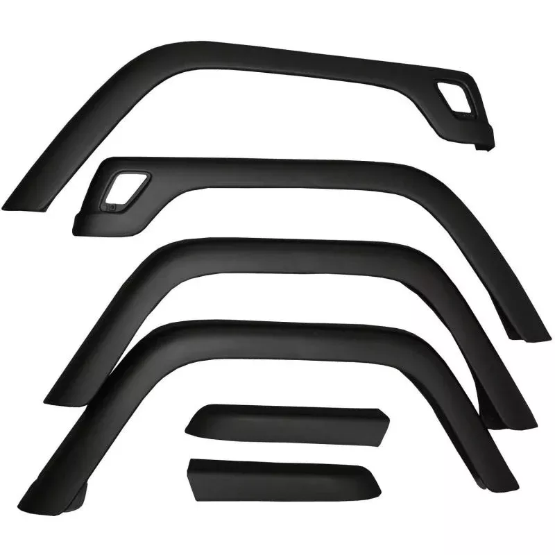 OMIX 6-Piece Fender Flare Kit 11603.01 fits 1997-2006 Jeep Wrangler