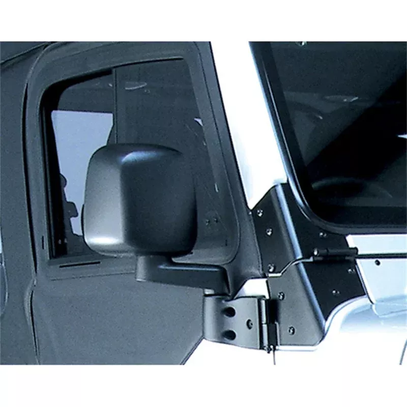 Omix Door Mirror Black Right 11002.10 fits 1987-1995, 1997-2006 Jeep Wrangler
