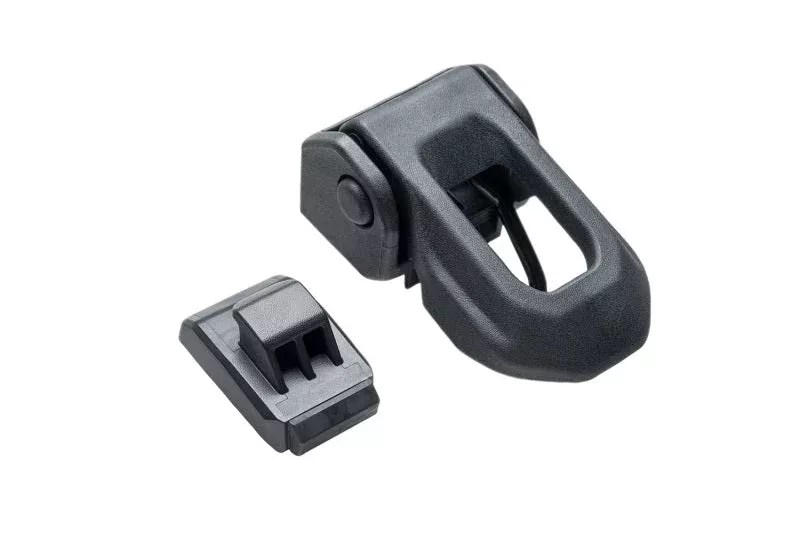Omix Hood Catch & Bracket Set fits 2018-2024 Jeep Gladiator, Wrangler